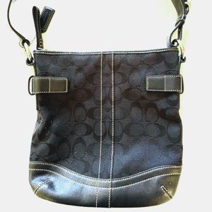 Coach Bag Authentic Used Shoulder Strap Black